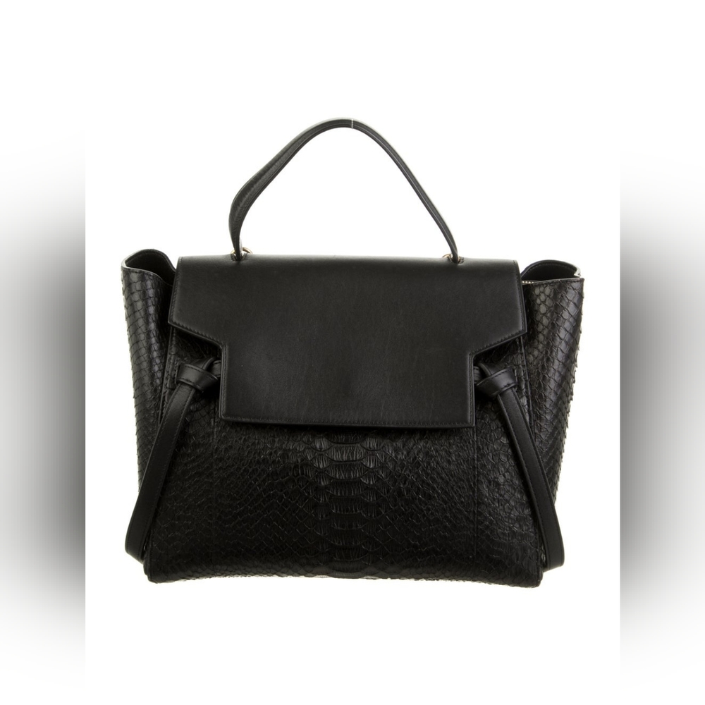 ✨ISO✨ISO✨ Celine Black Python Mini Belt Bag